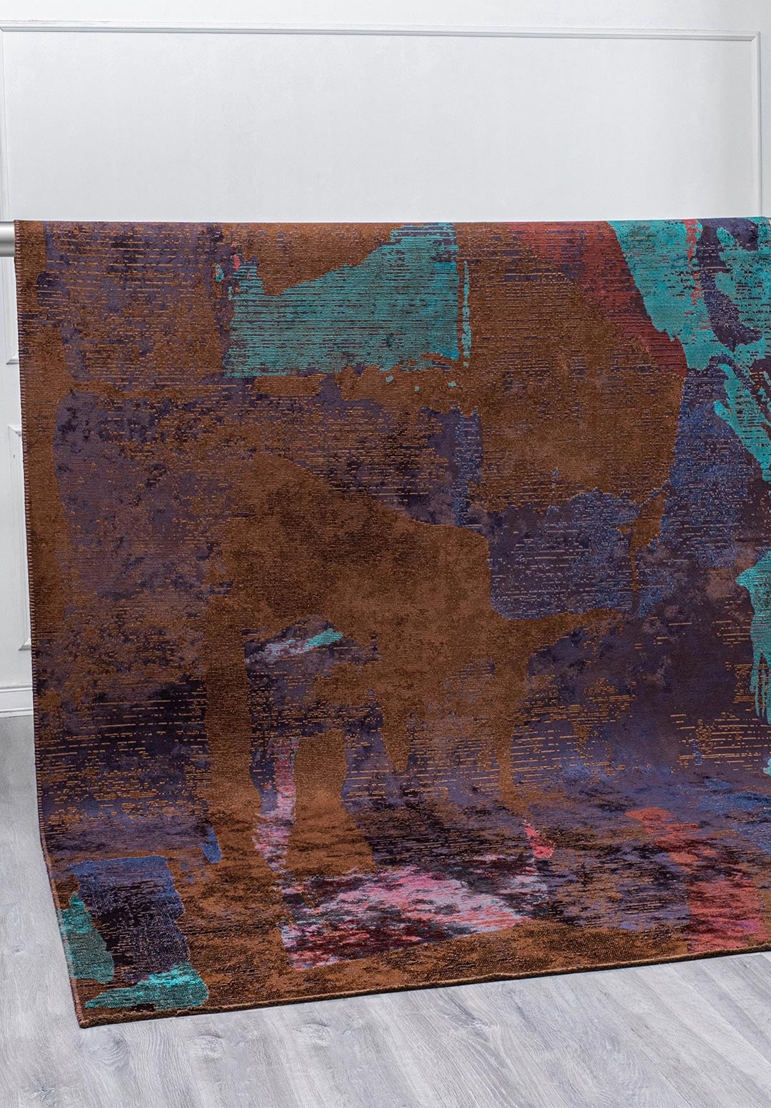 BLISS DARK BROWN - DARK NAVY - DARK TURQUOISE - CHERRY RUG - 4