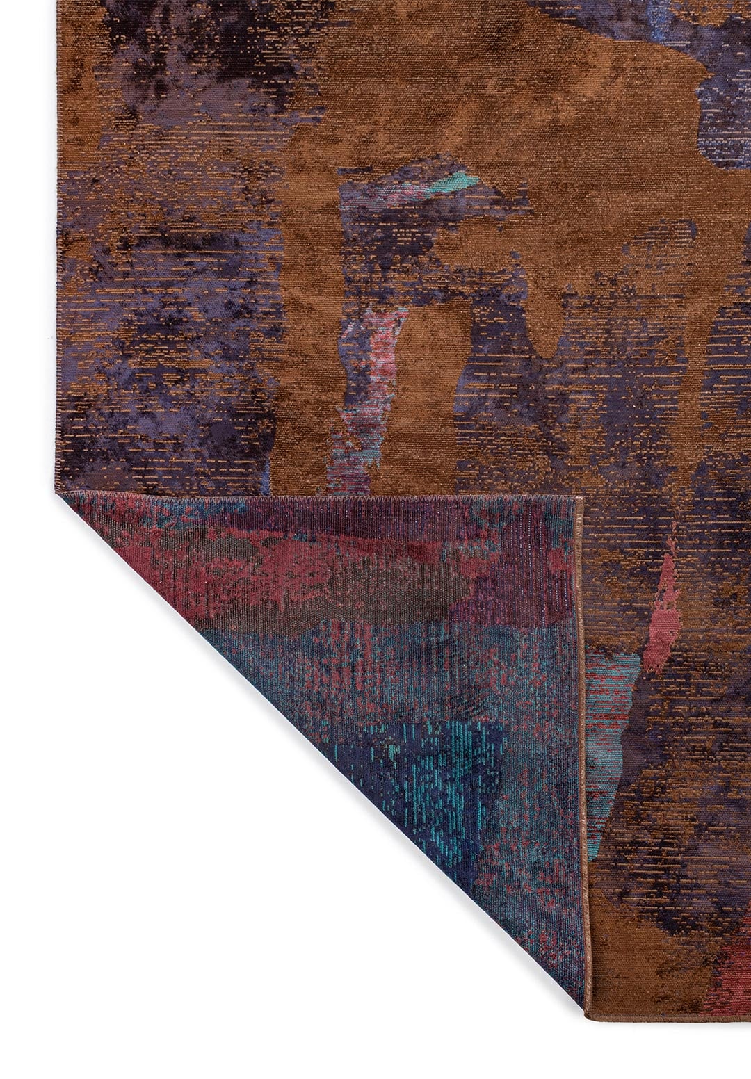 BLISS DARK BROWN - DARK NAVY - DARK TURQUOISE - CHERRY RUG - 3