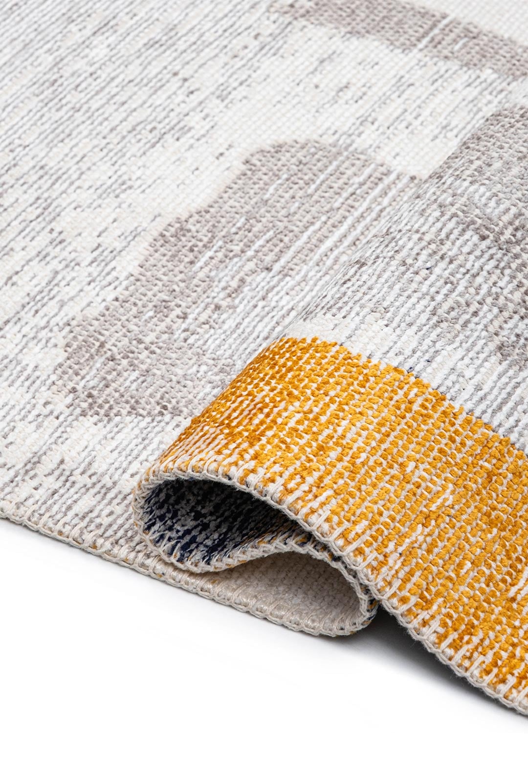 BLISS WHITE - GREY - MUSTARD - DARK NAVY RUG - 2