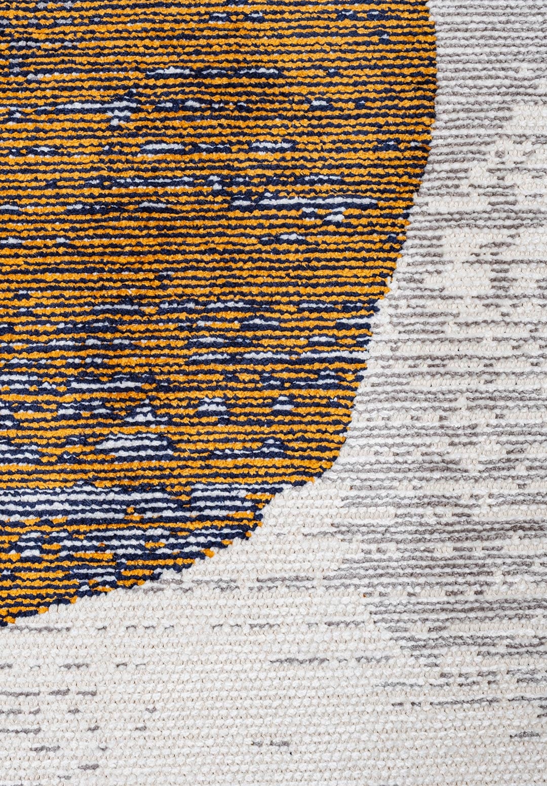 BLISS WHITE - GREY - MUSTARD - DARK NAVY RUG - 5