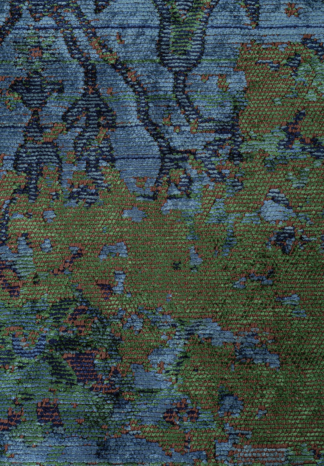 SPLENDOR ERA FOREST GREEN - NAVY BLUE - PETROL - DARK NAVY RUG - 5
