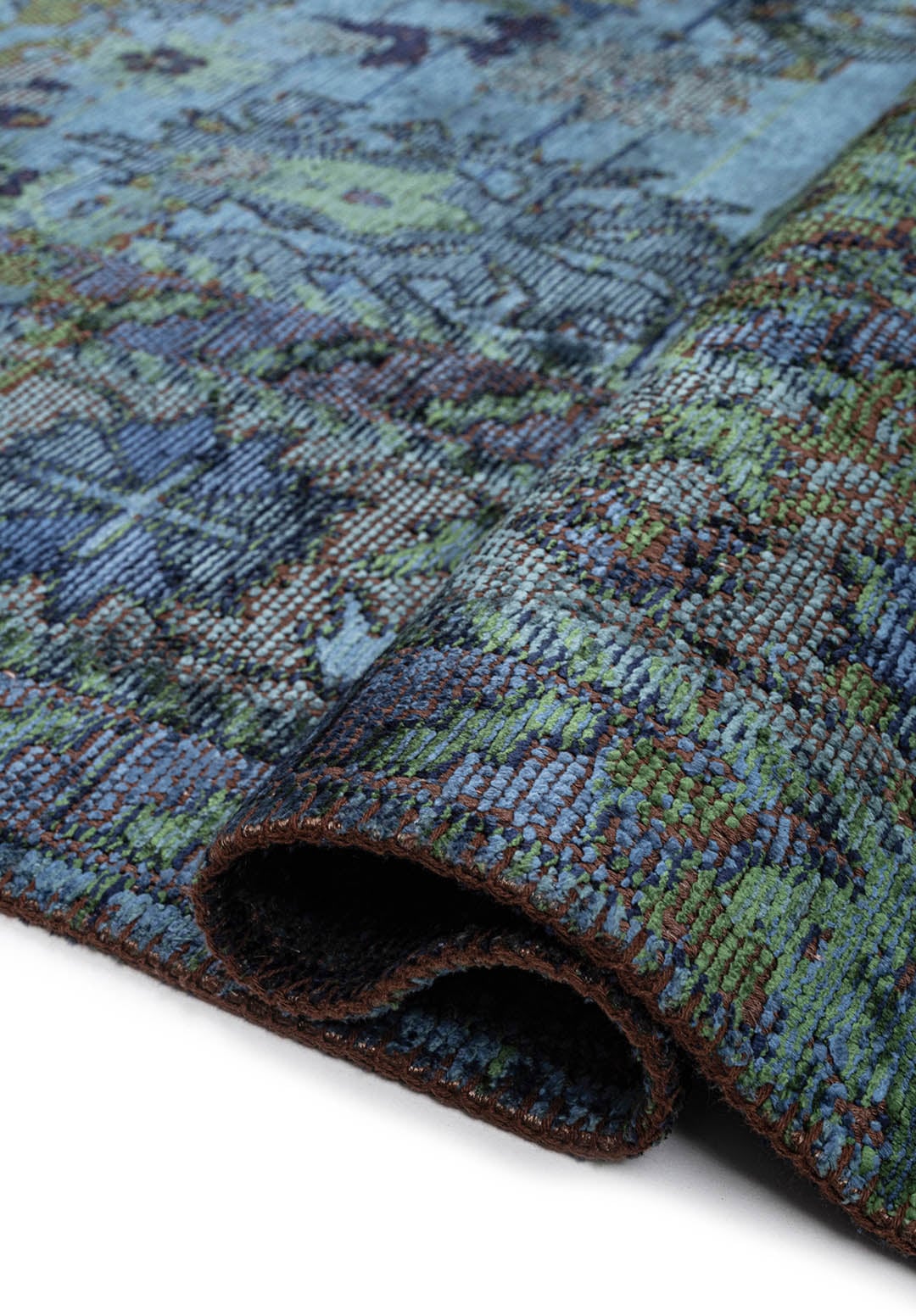SPLENDOR ERA FOREST GREEN - NAVY BLUE - PETROL - DARK NAVY RUG - 2