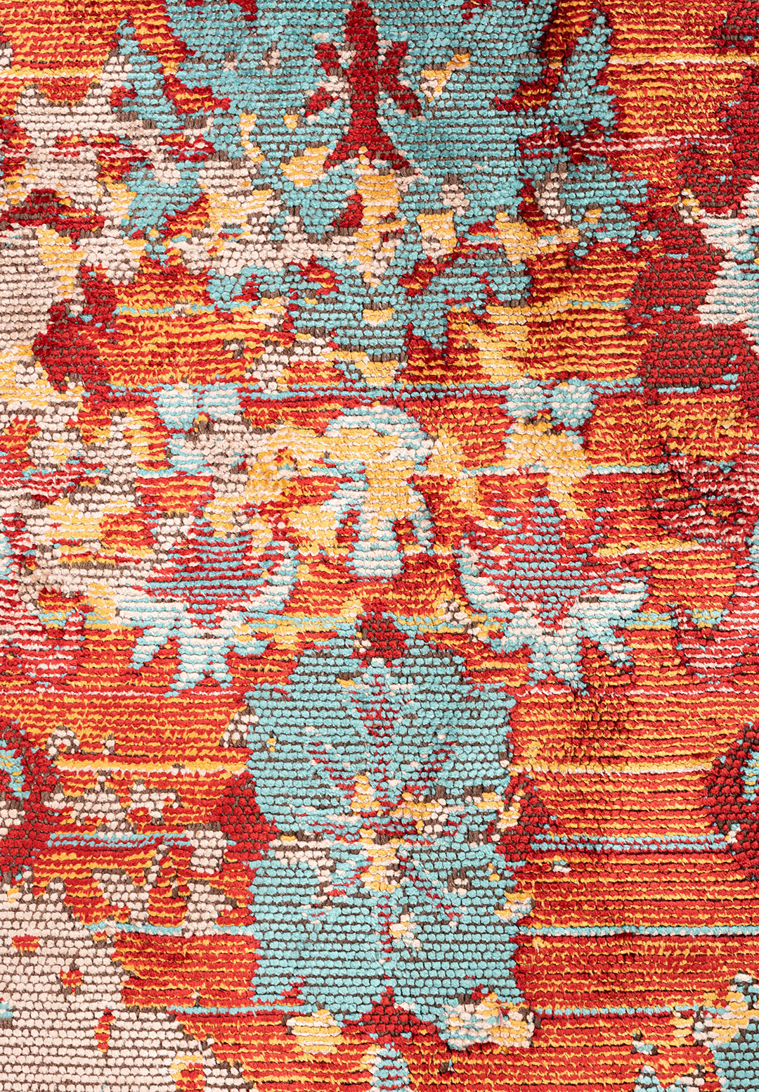 SPLENDOR ERA BONE - MUSTARD - RED - TURQUOISE RUG - 5