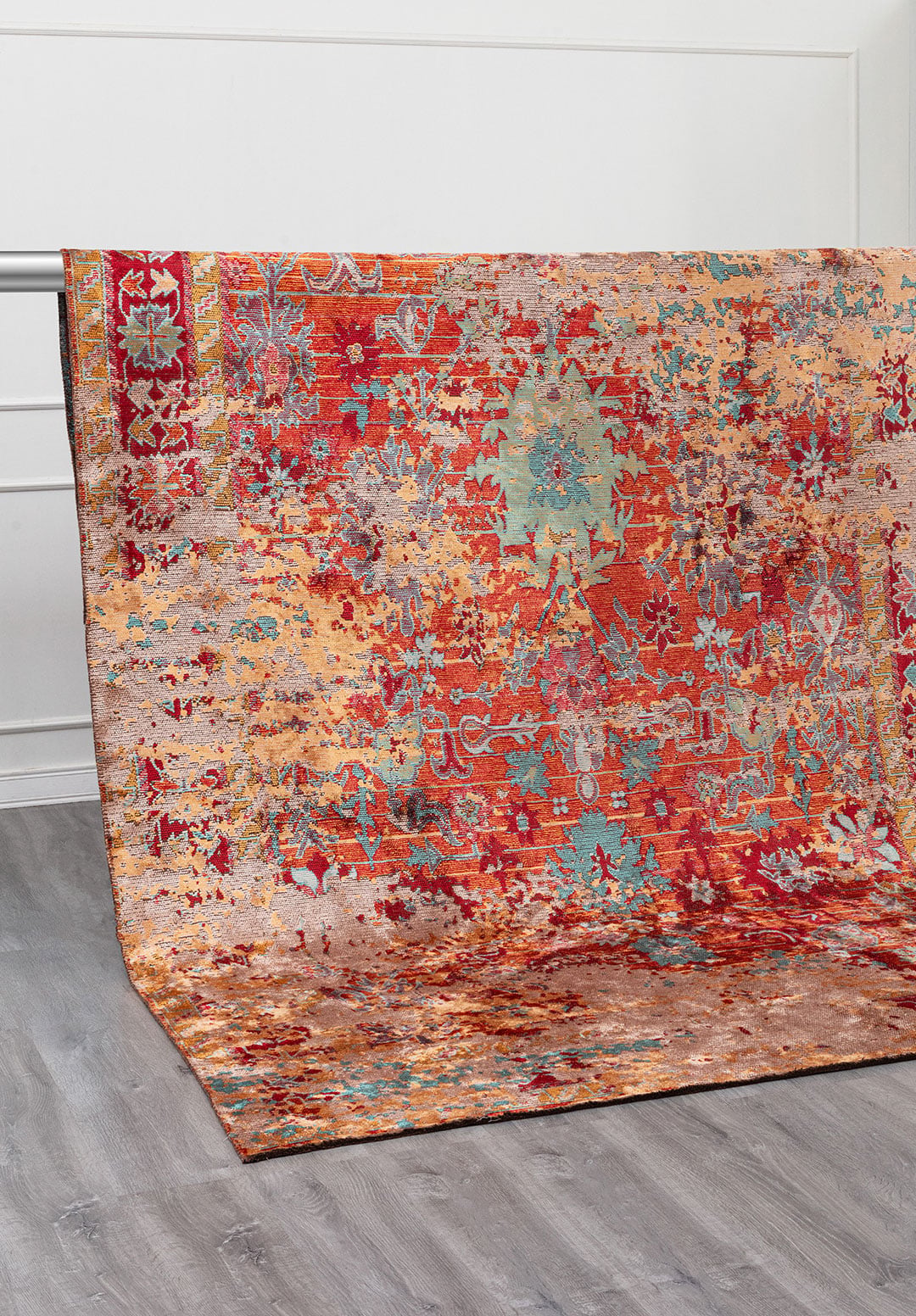 SPLENDOR ERA BONE - MUSTARD - RED - TURQUOISE RUG - 4