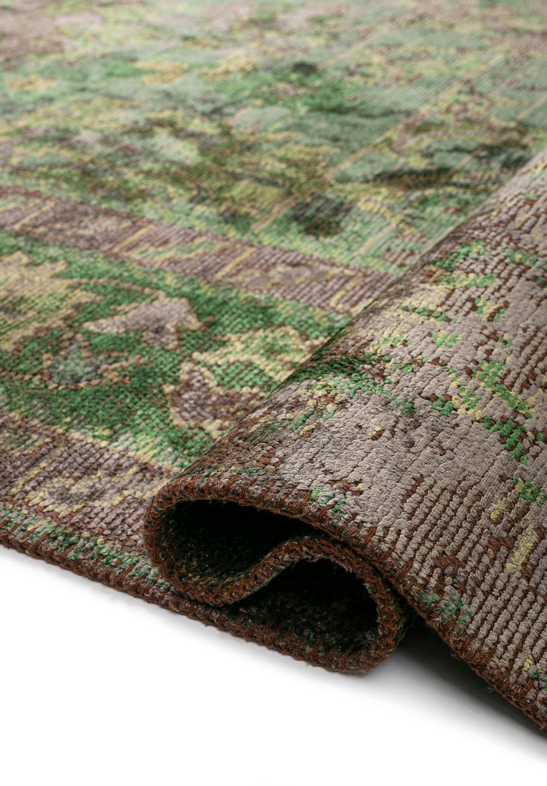 SPLENDOR ERA KHAKI - ANTHRACITE - FOREST GREEN - GREEN RUG - 2