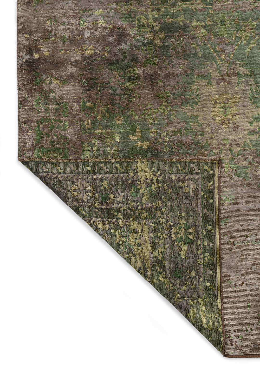 SPLENDOR ERA KHAKI - ANTHRACITE - FOREST GREEN - GREEN RUG - 3