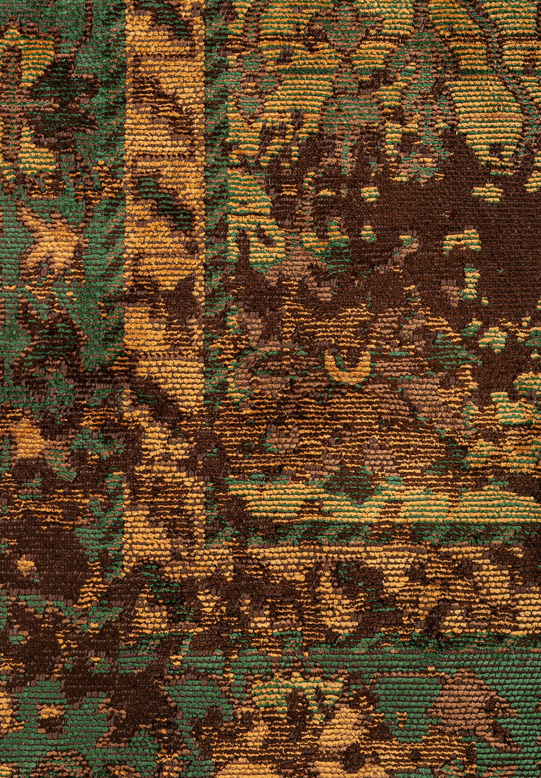 SPLENDOR ERA DARK BROWN - MUSTARD - FOREST GREEN - CACAO RUG - 5