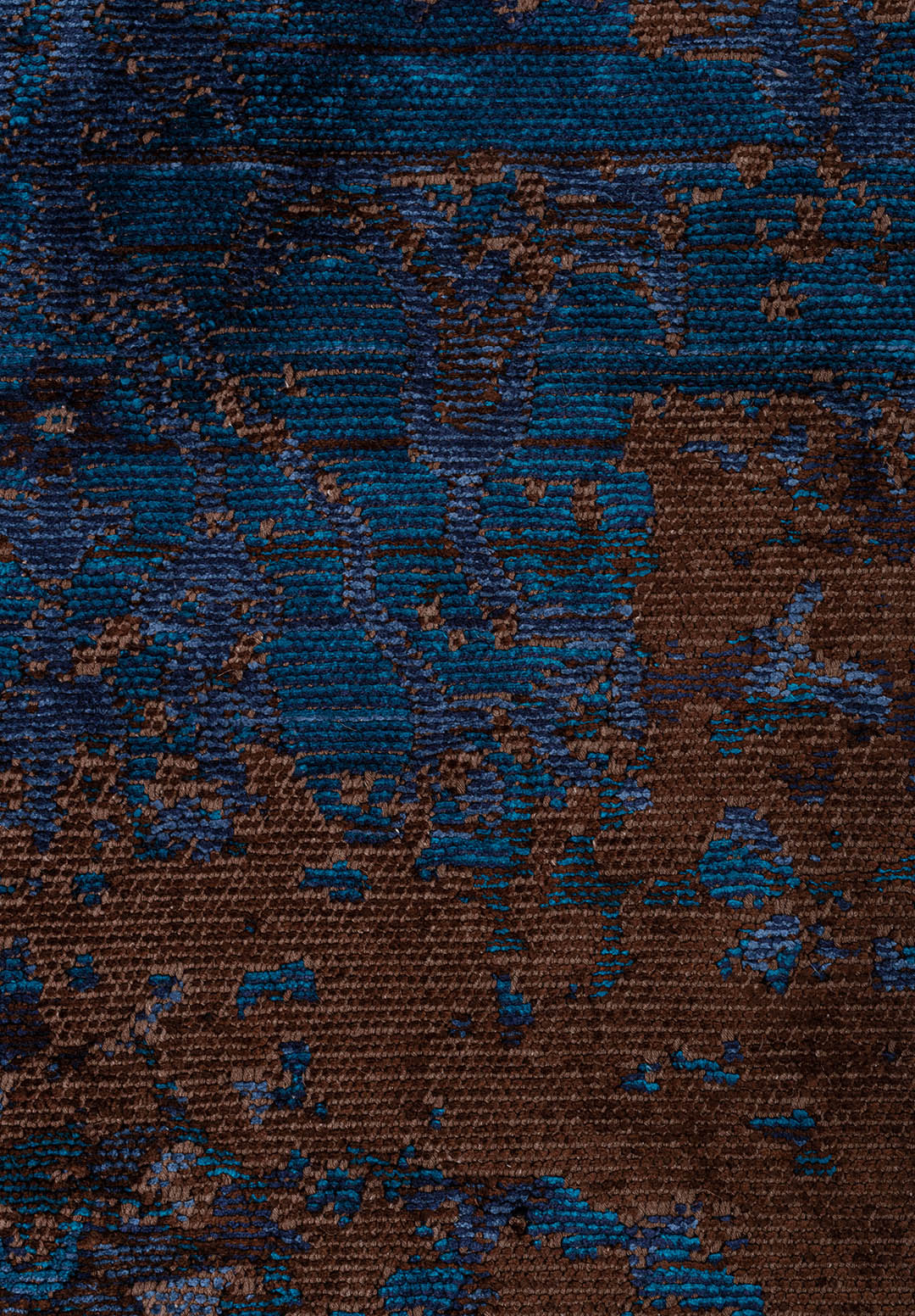 SPLENDOR ERA DARK BROWN - CYAN - DARK NAVY - NAVY BLUE RUG - 5