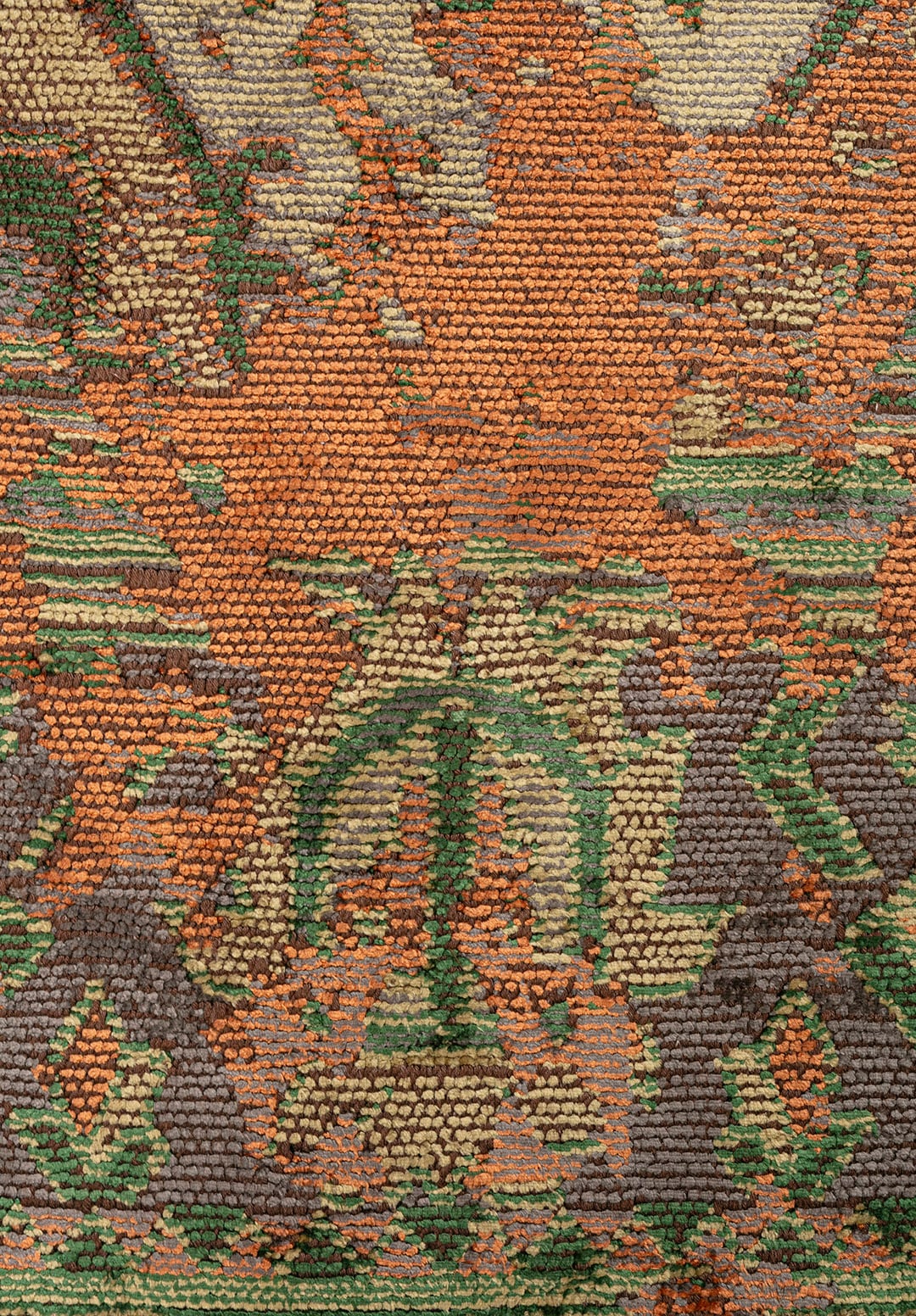 MONARCH ERA TERRA - ANTHRACITE - OLIVE GREEN - FOREST GREEN RUG - 5