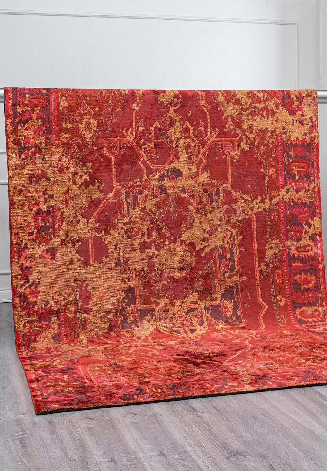 MONARCH ERA TERRA - CHERRY - RED - MAGENTA RUG - 4