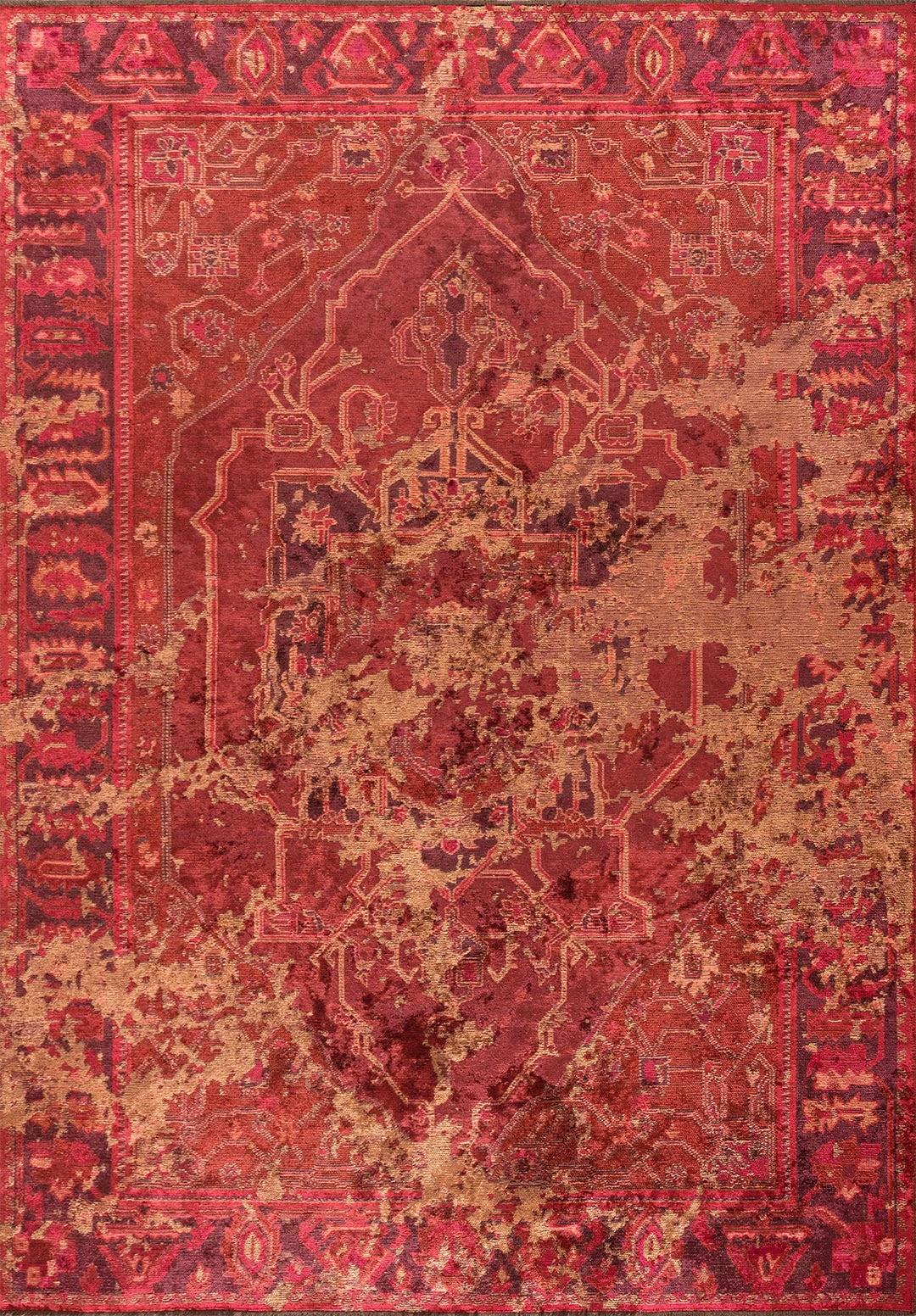 MONARCH ERA TERRA - CHERRY - RED - MAGENTA RUG - 1