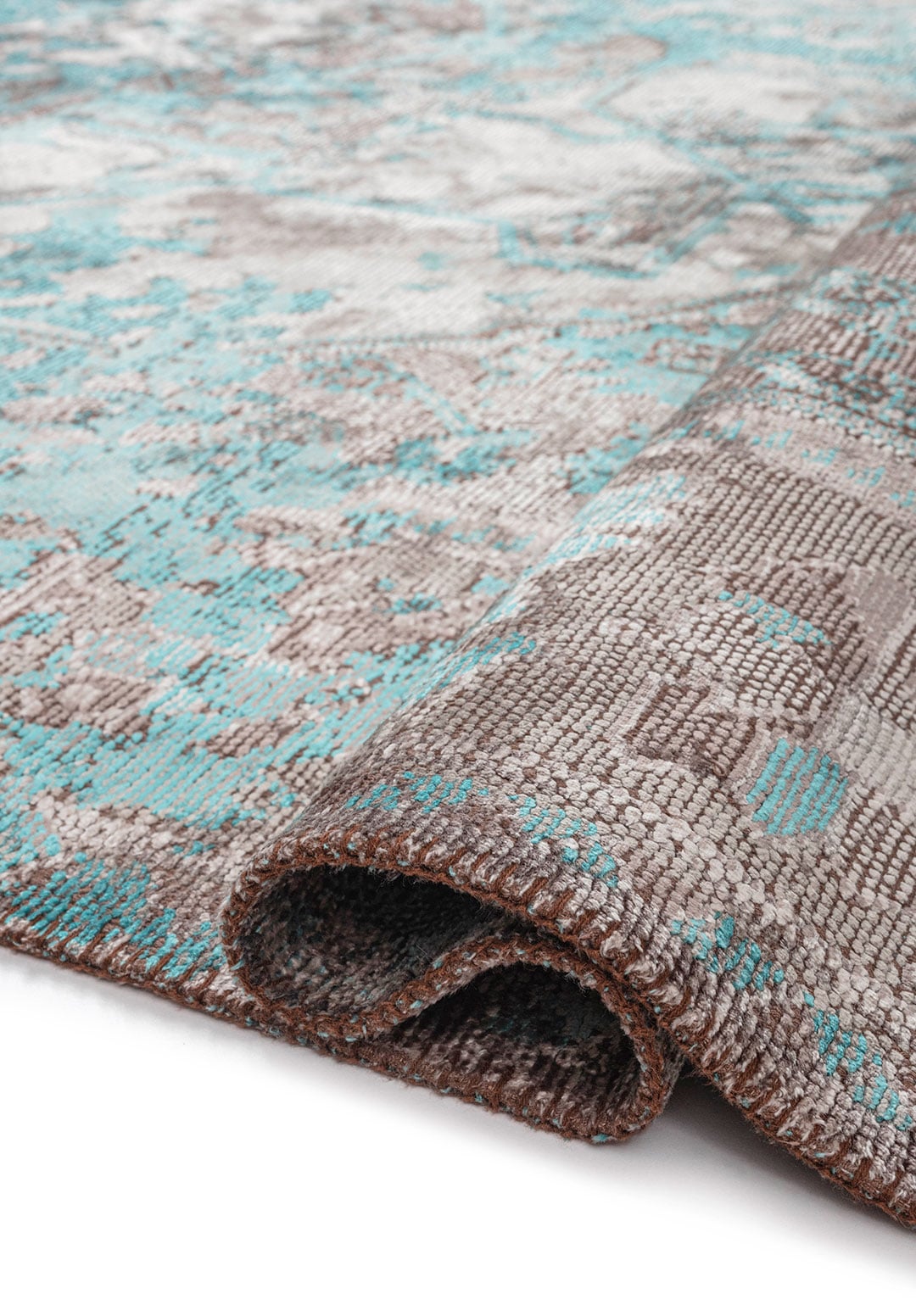 MONARCH ERA TURQUOISE - GREY - LIGHT GREY - DARK GREY RUG - 2