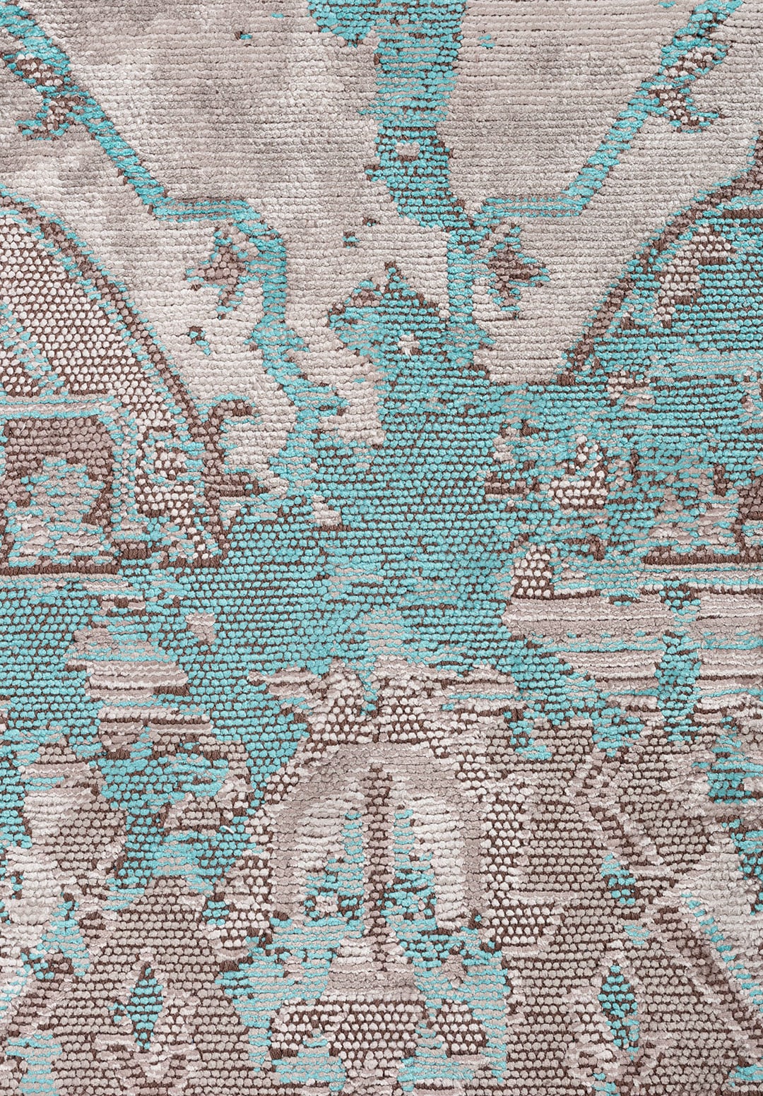 MONARCH ERA TURQUOISE - GREY - LIGHT GREY - DARK GREY RUG - 5