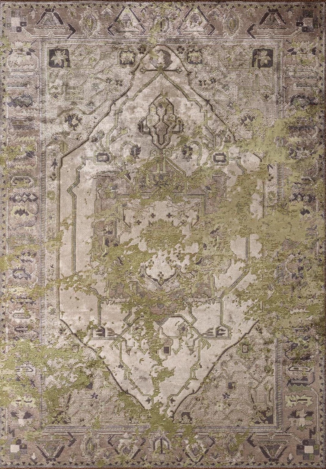MONARCH ERA GREEN - DARK GREY - LIGHT GREY - CHARCOAL RUG