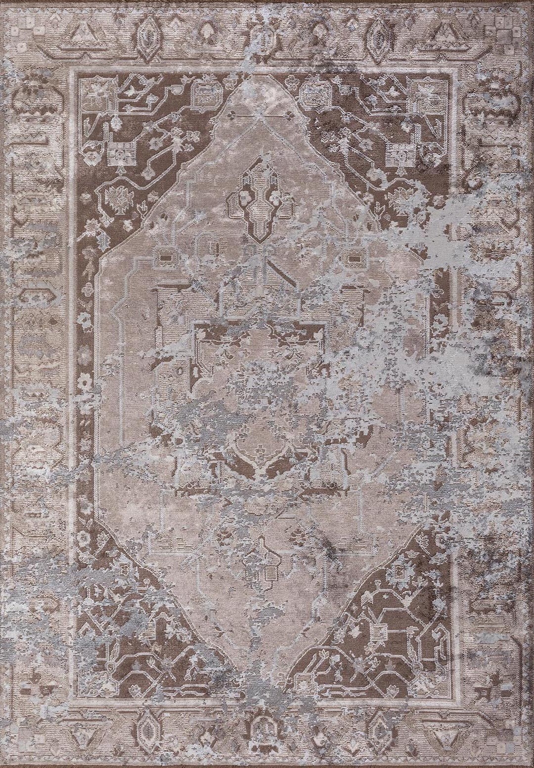 MONARCH ERA BLUE - STONE - DARK MINK - NOUGAT RUG
