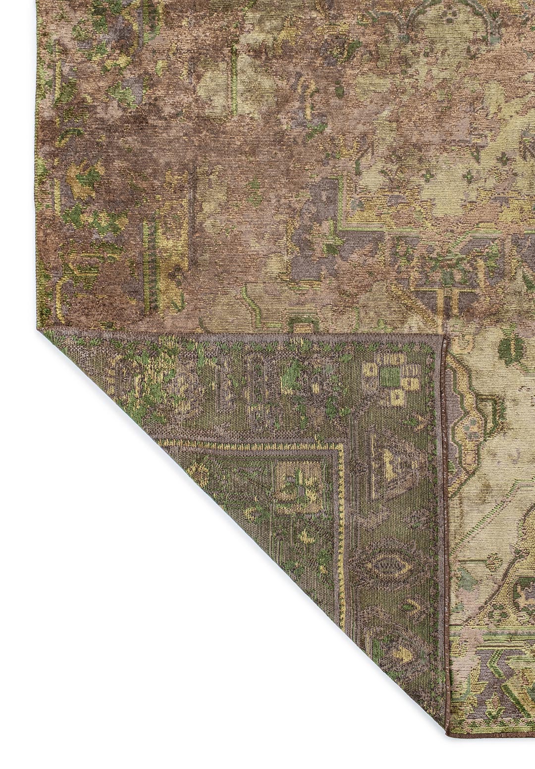 MONARCH ERA MINK - ANTHRACITE - GREEN - FOREST GREEN RUG - 3