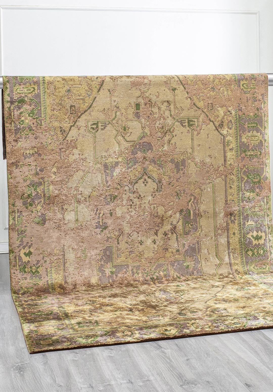 MONARCH ERA MINK - ANTHRACITE - GREEN - FOREST GREEN RUG - 4