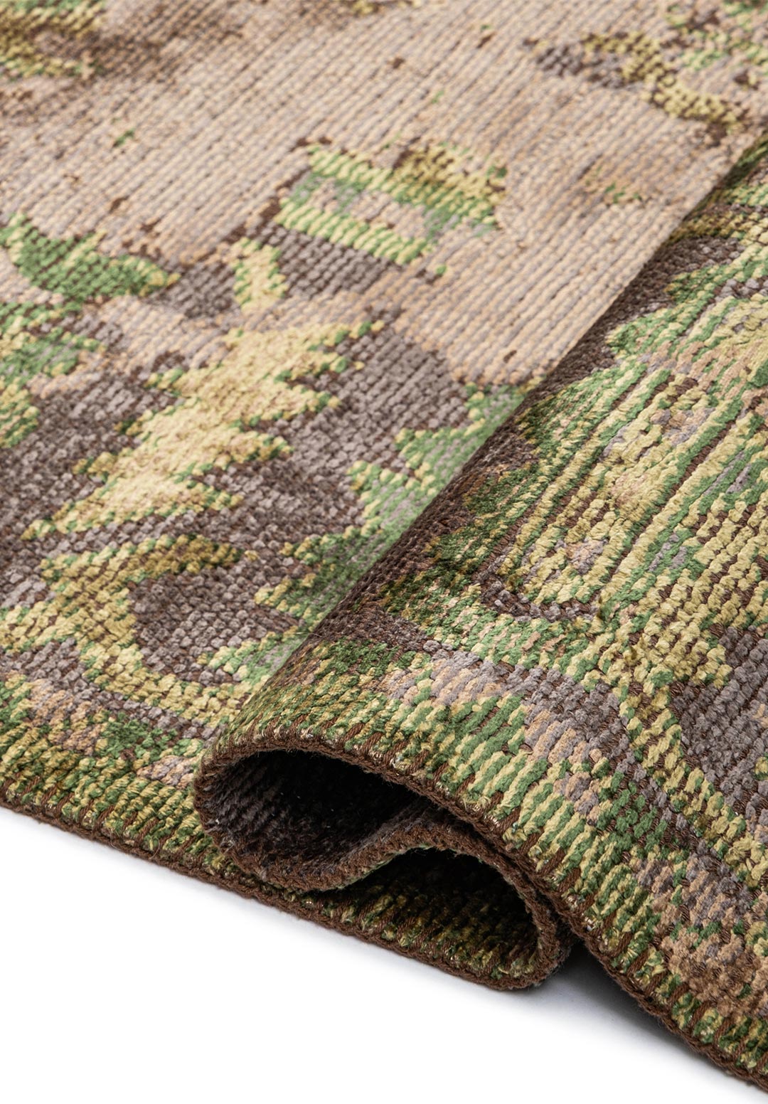 MONARCH ERA MINK - ANTHRACITE - GREEN - FOREST GREEN RUG - 2