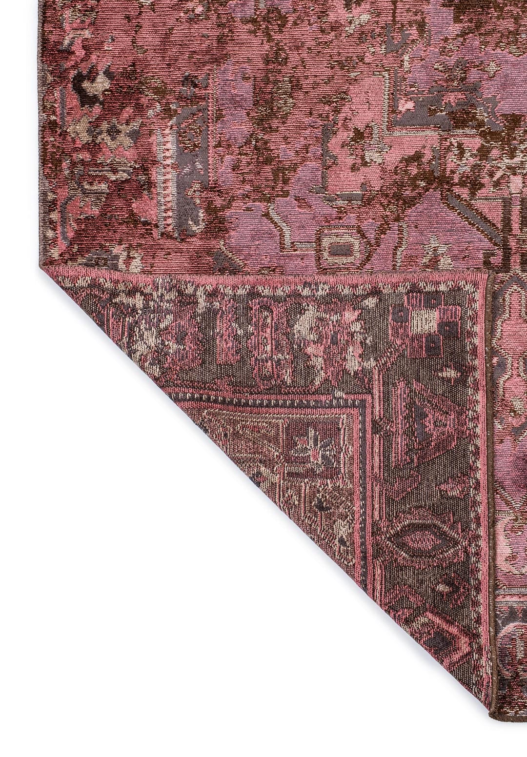 MONARCH ERA DARK BROWN - ROSE - CHARCOAL - NOUGAT RUG - 3