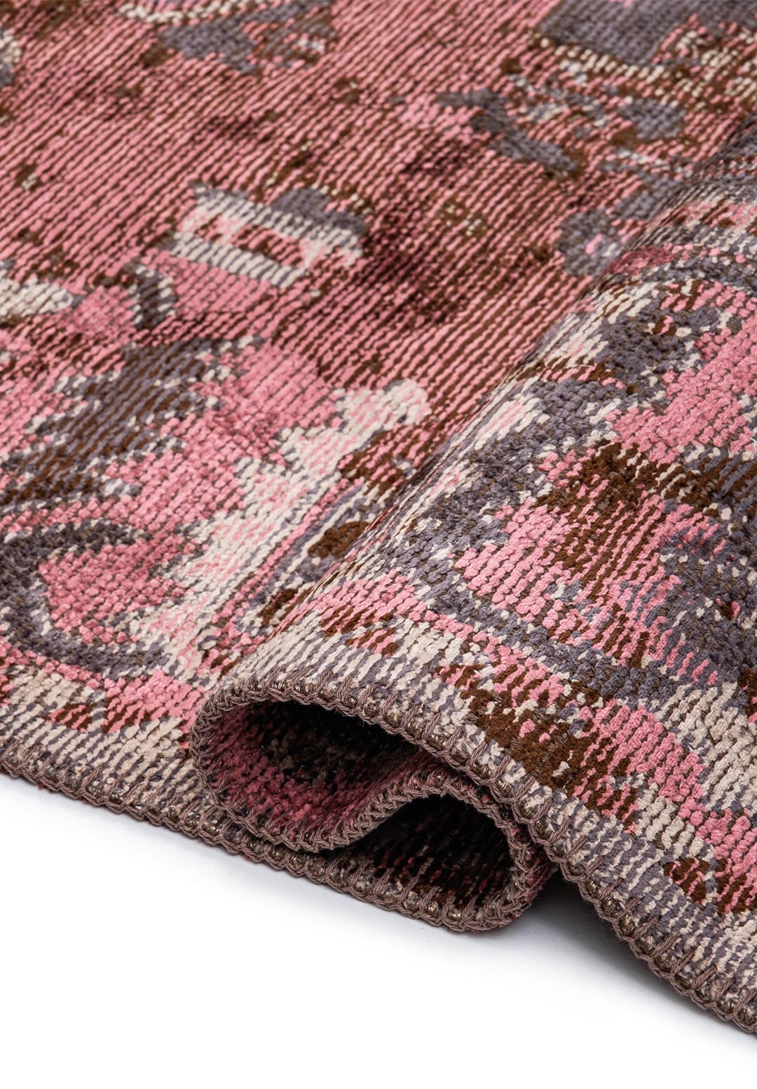 MONARCH ERA DARK BROWN - ROSE - CHARCOAL - NOUGAT RUG - 2