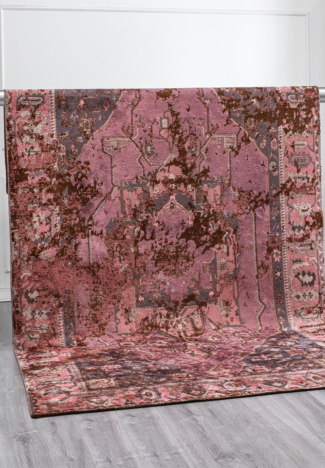 MONARCH ERA DARK BROWN - ROSE - CHARCOAL - NOUGAT RUG - 4