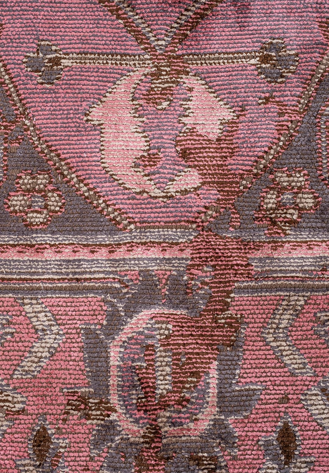 MONARCH ERA DARK BROWN - ROSE - CHARCOAL - NOUGAT RUG - 5