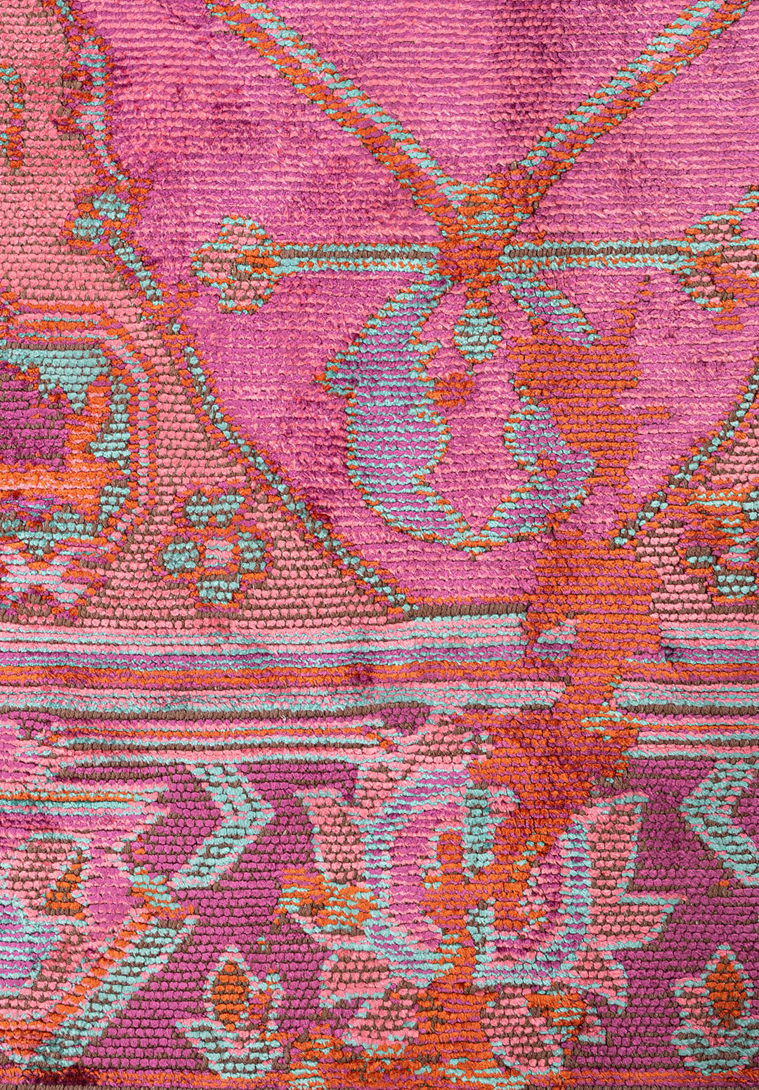 MONARCH ERA RUST - PURPLE - PINK - TURQUOISE RUG - 5