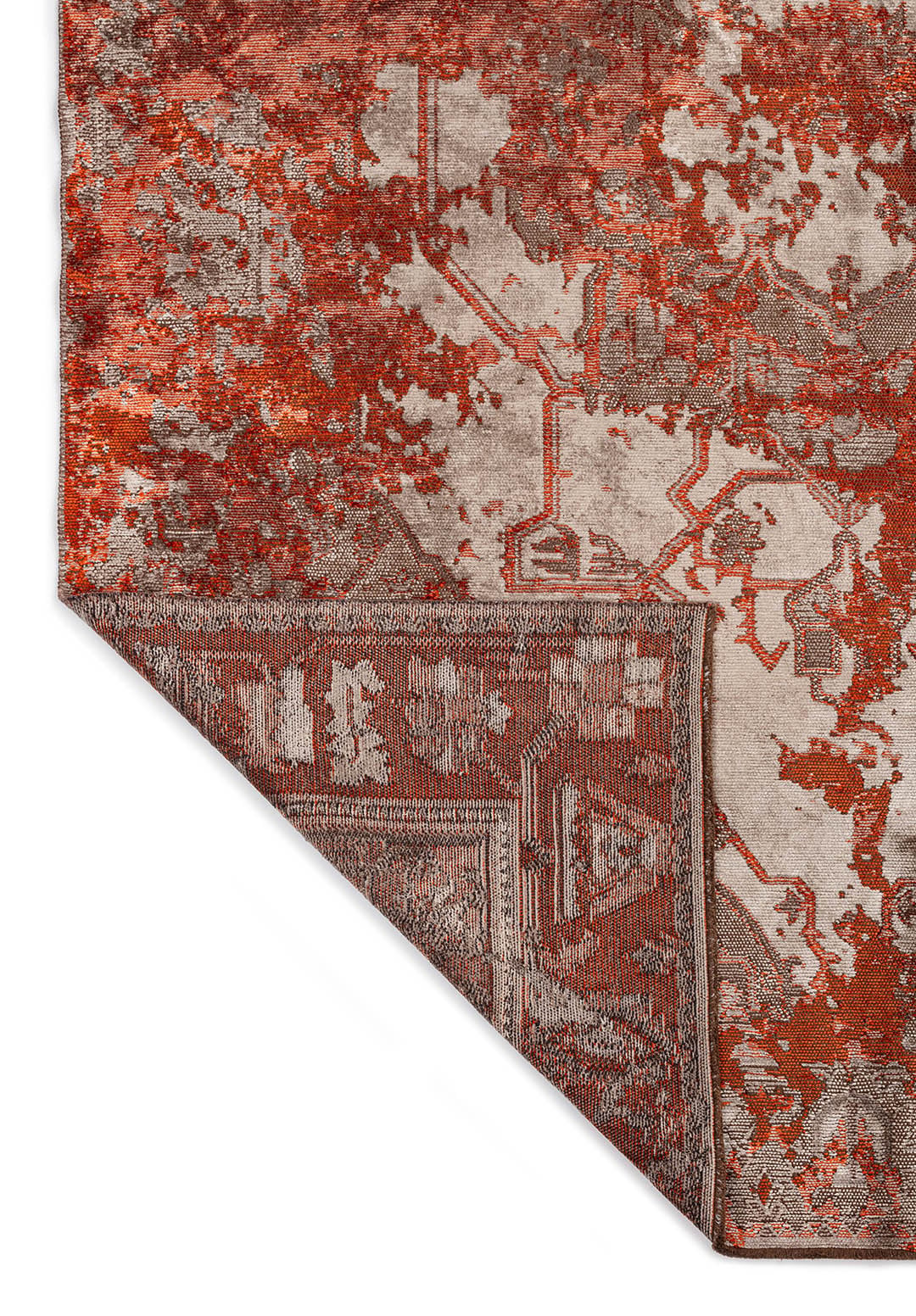MONARCH ERA RUST - GREY - LIGHT GREY - DARK GREY RUG - 3