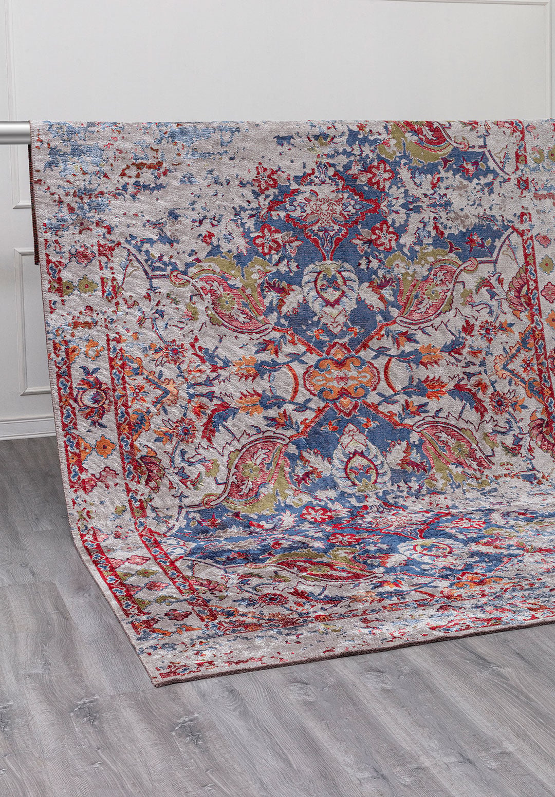 FORTRESS ERA LIGHT GREY - GREEN - RED - NAVY BLUE - TERRA - DARK GREY RUG - 4