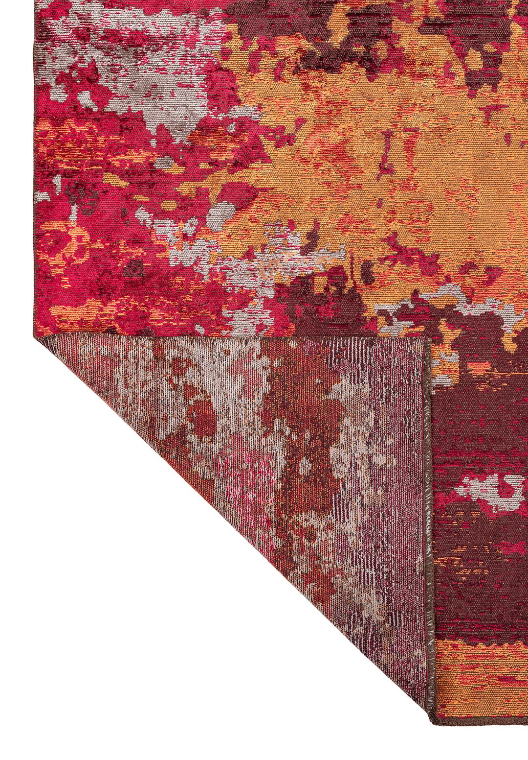 QUASAR ORANGE - GREY - MAGENTA - CHERRY RUG - 3