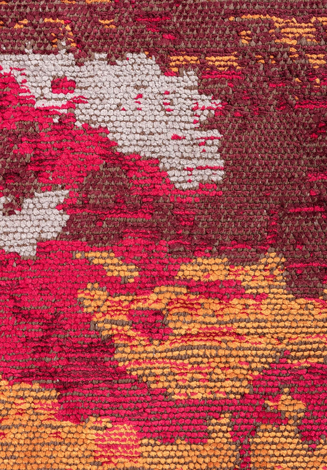 QUASAR ORANGE - GREY - MAGENTA - CHERRY RUG - 5
