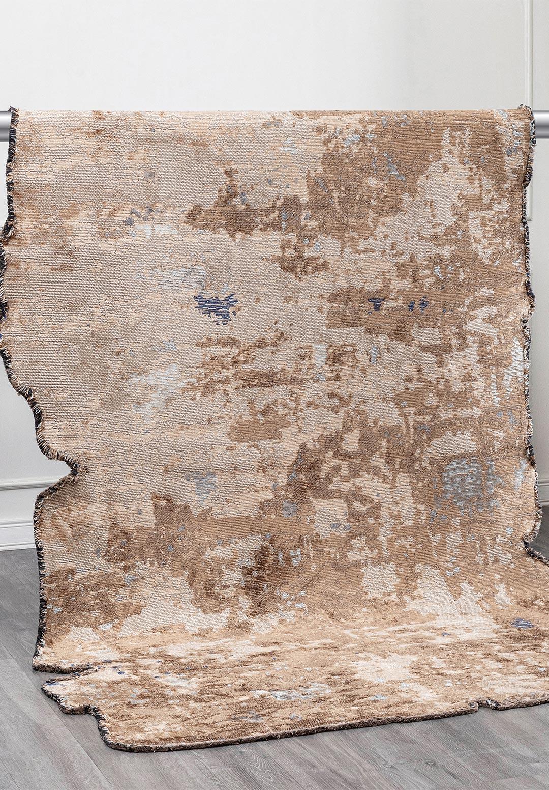 SERENITY CREAM - DARK BEIGE - MINK - ICE BLUE - BLUE - NAVY BLUE RUG - 4