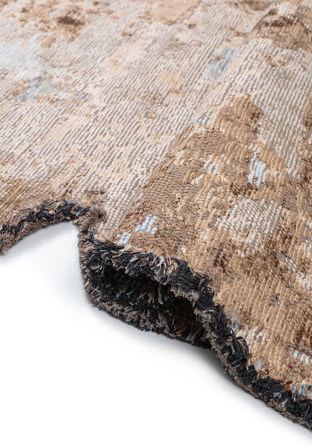 SERENITY CREAM - DARK BEIGE - MINK - ICE BLUE - BLUE - NAVY BLUE RUG - 2