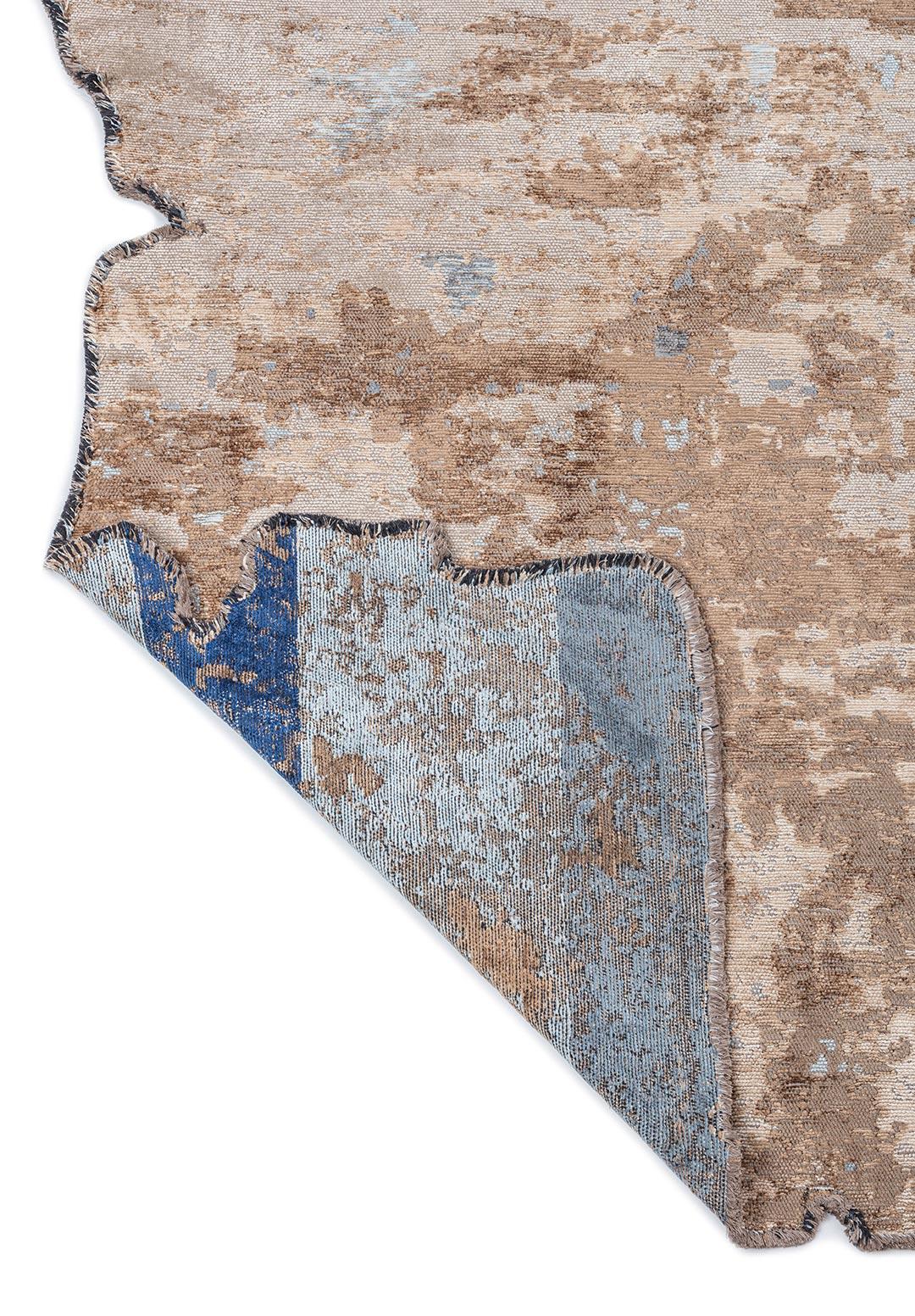 SERENITY CREAM - DARK BEIGE - MINK - ICE BLUE - BLUE - NAVY BLUE RUG - 3