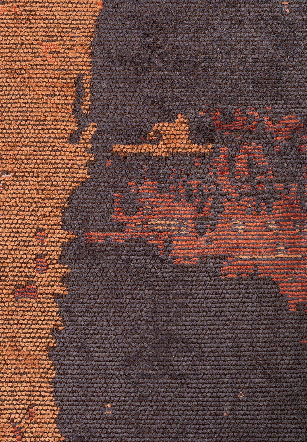 LUSH TERRA - COPPER - RUST - CHARCOAL - ORANGE - MUSTARD RUG - 5