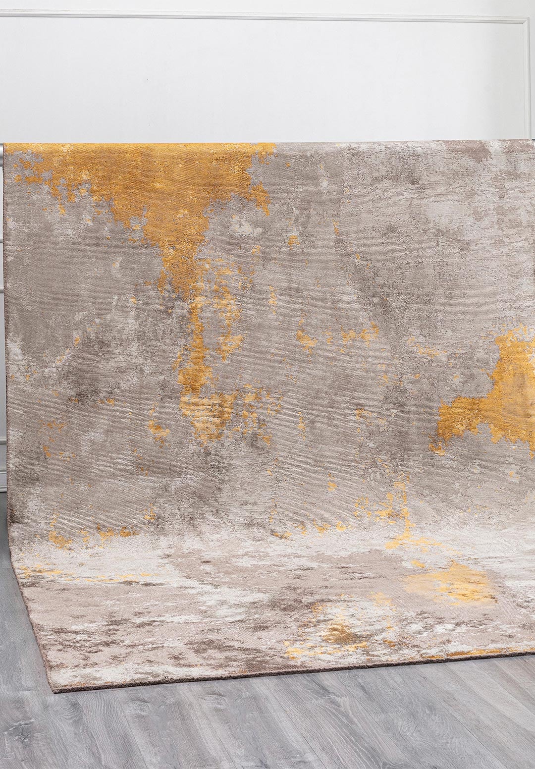 MIST LIGHT GREY - GREY - MUSTARD - DARK GREY RUG - 4