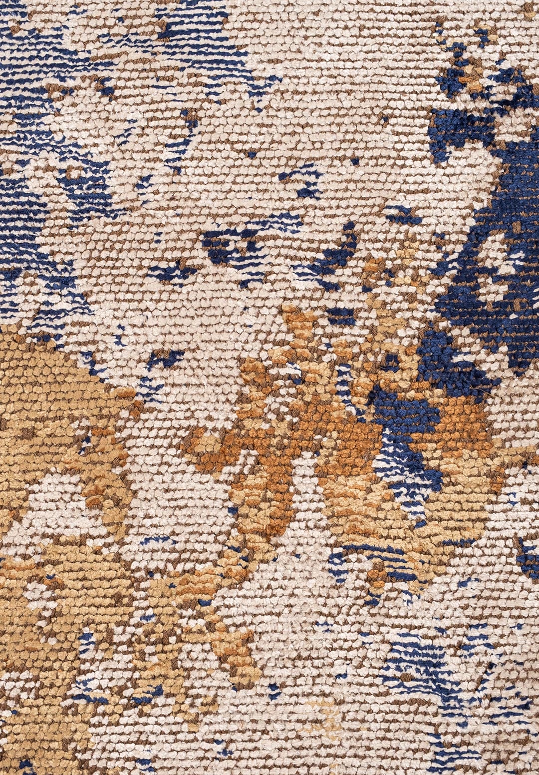 FROST CREAM - LIGHT BROWN - CACAO - DARK NAVY - BLUE RUG - 5