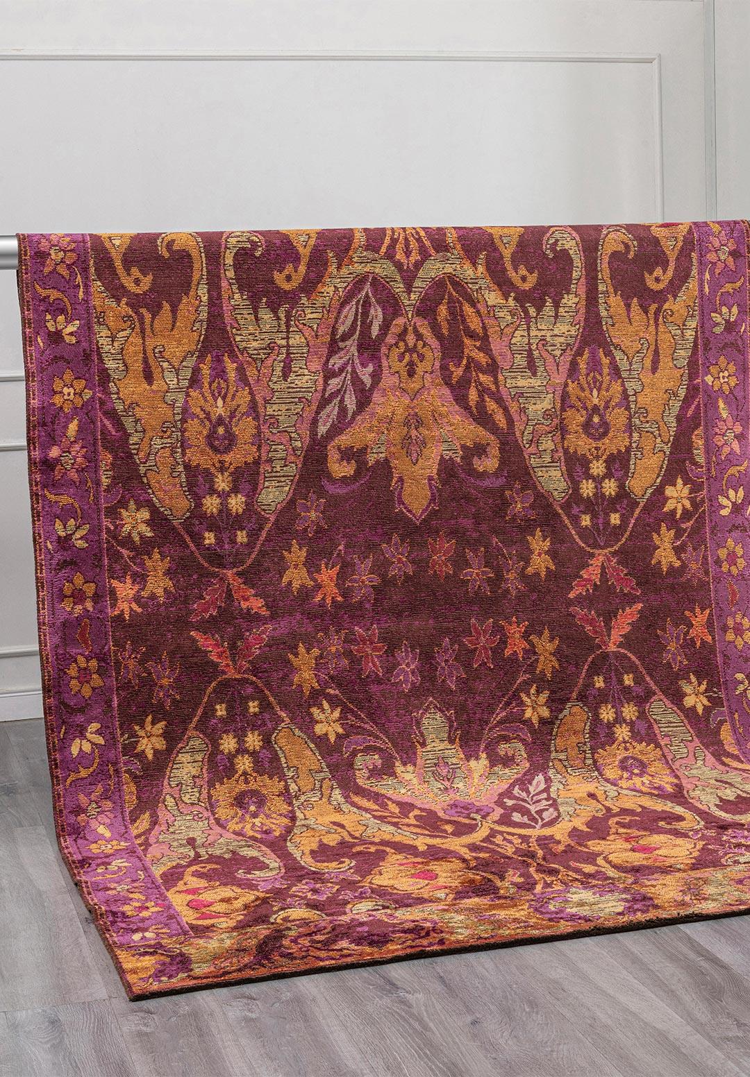 BARON ORANGE - PURPLE - OLIVE GREEN - CHERRY - MACENTA RUG - 4