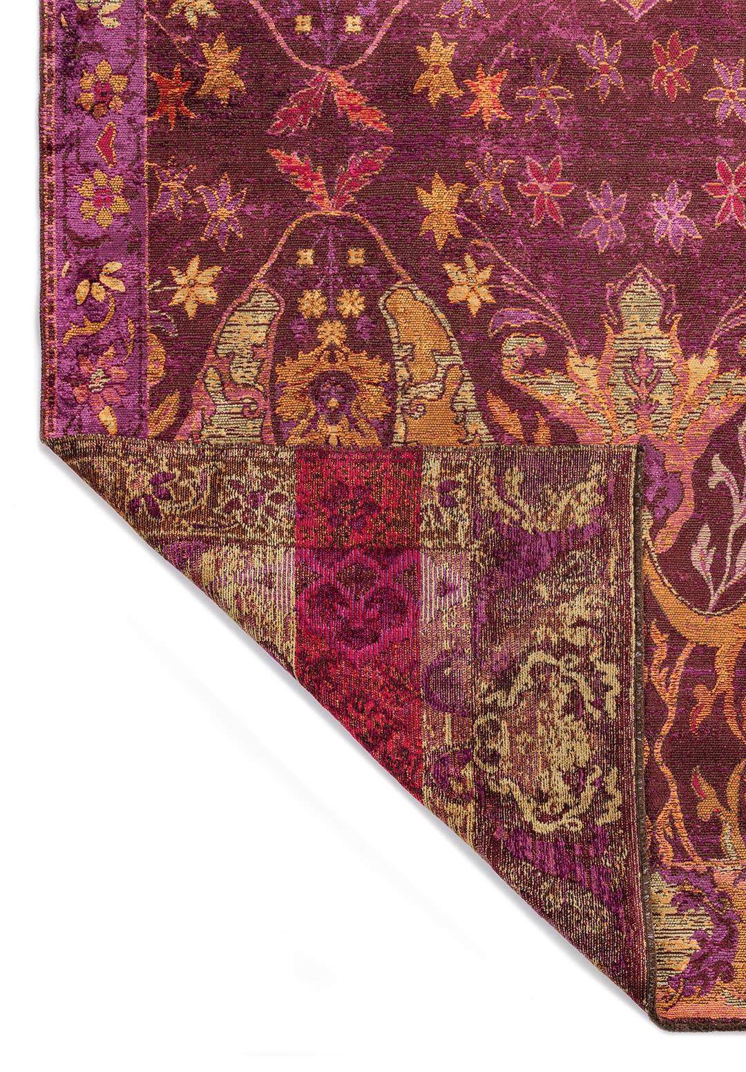 BARON ORANGE - PURPLE - OLIVE GREEN - CHERRY - MACENTA RUG - 3