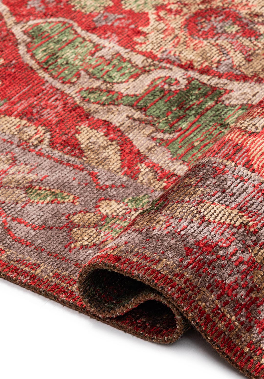 BARON LIGHT BROWN - DARK MINK - FOREST GREEN - RED - TERRA RUG - 2