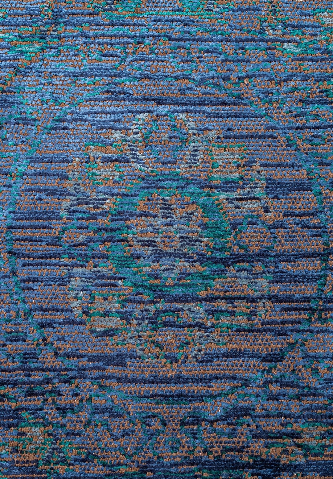 PALACE DARK TURQUOISE - PETROL - NAVY BLUE - DARK NAVY RUG - 5