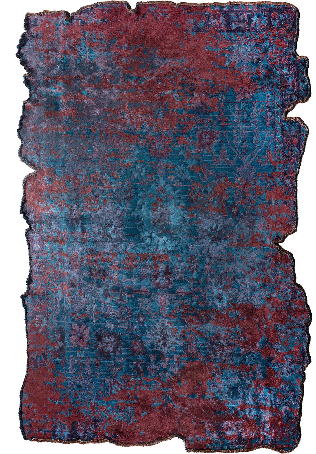 SPLENDOR ERA CHERRY - CYAN - DARK NAVY - NAVY BLUE RUG
