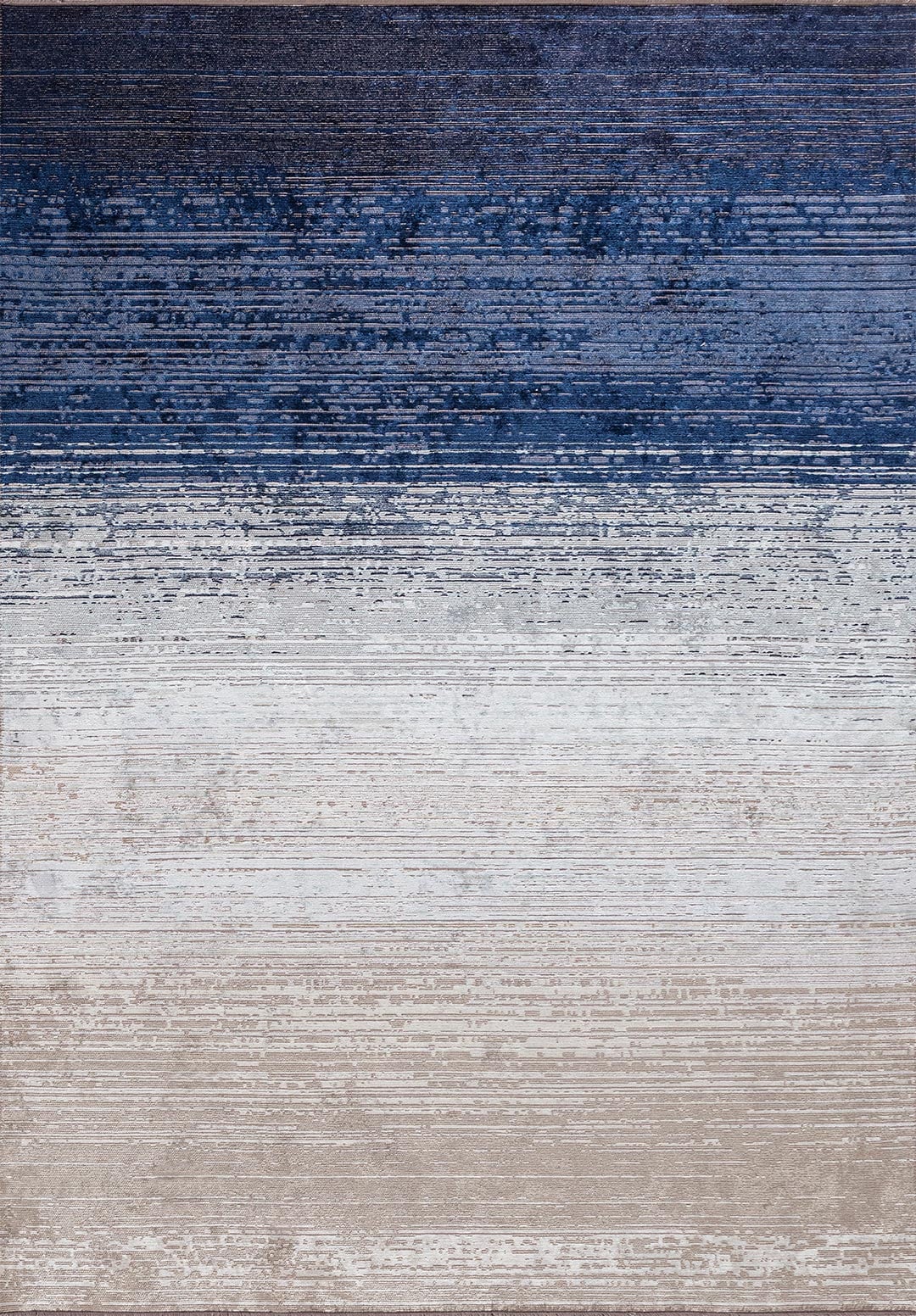 AURORA BEIGE - WHITE - NAVY BLUE - DARK NAVY - ICE BLUE RUG