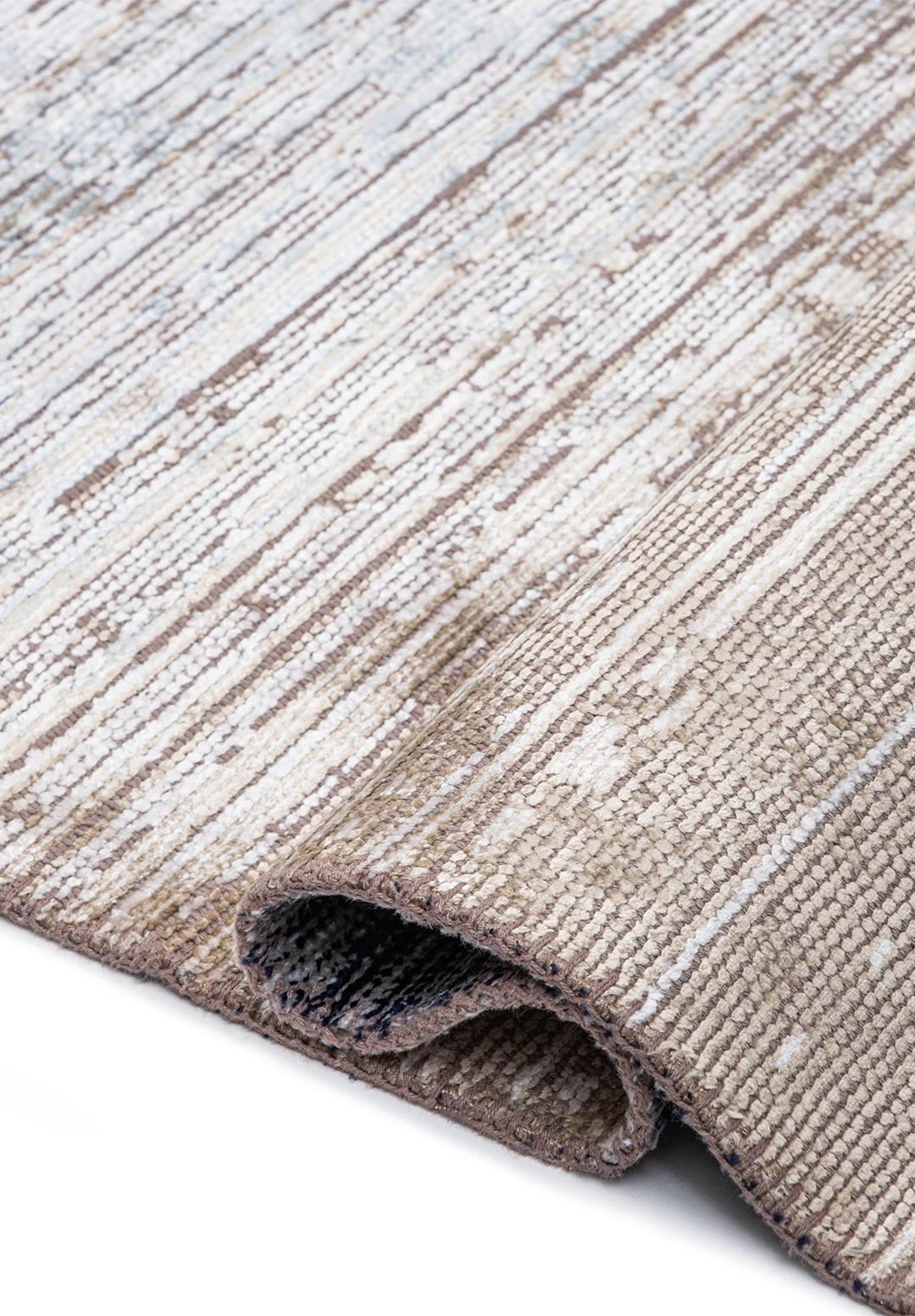 AURORA BEIGE - WHITE - NAVY BLUE - DARK NAVY - ICE BLUE RUG - 2