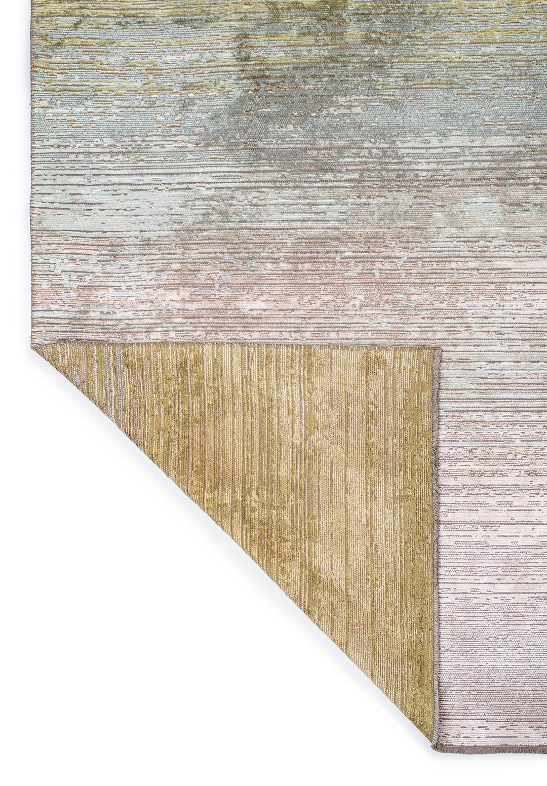 AURORA WHITE - CREAM - OLIVE GREEN - GREEN - RIVER GREEN RUG - 3