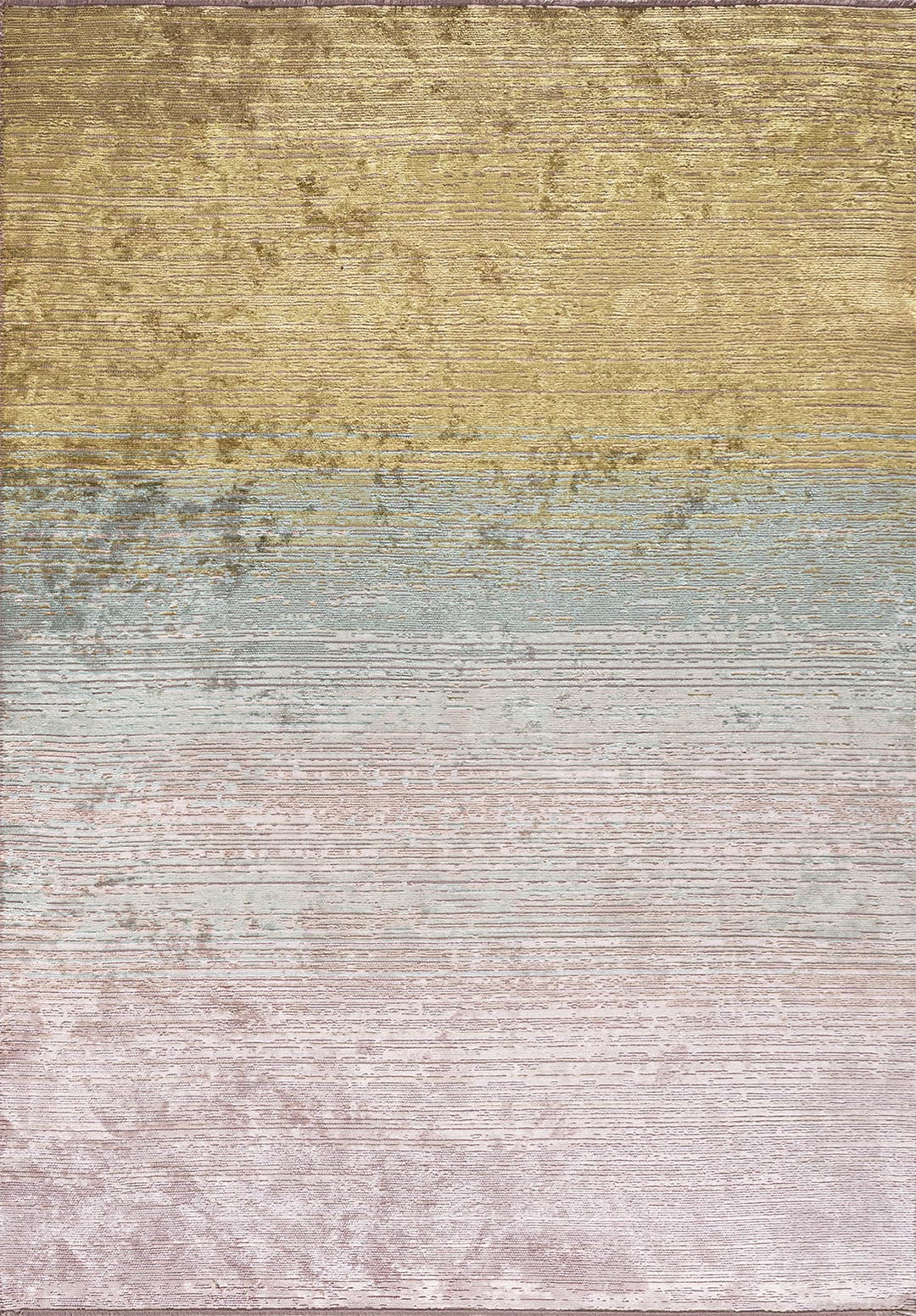 AURORA WHITE - CREAM - OLIVE GREEN - GREEN - RIVER GREEN RUG - 1