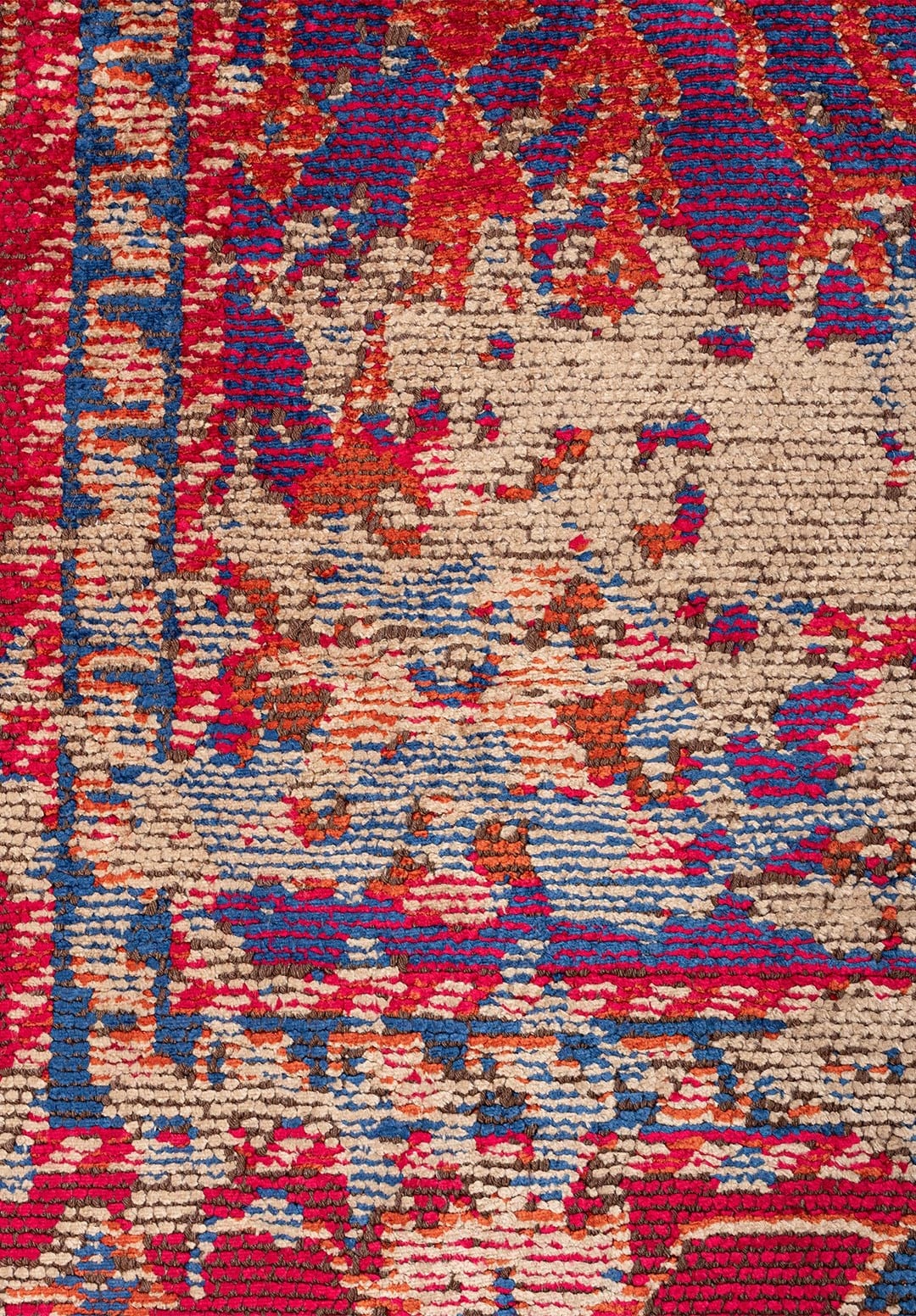 SPLENDOR ERA DARK BEIGE - NAVY BLUE - MAGENTA - RUST RUG - 5