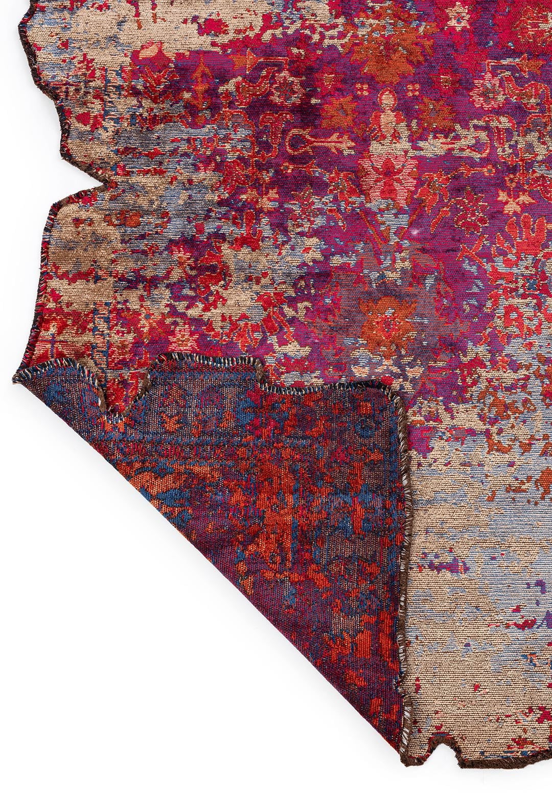 SPLENDOR ERA DARK BEIGE - NAVY BLUE - MAGENTA - RUST RUG - 3