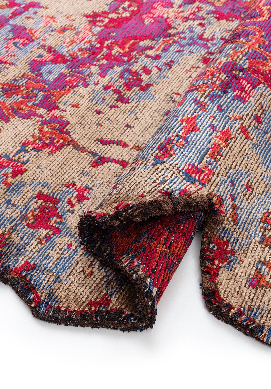 SPLENDOR ERA DARK BEIGE - NAVY BLUE - MAGENTA - RUST RUG - 2