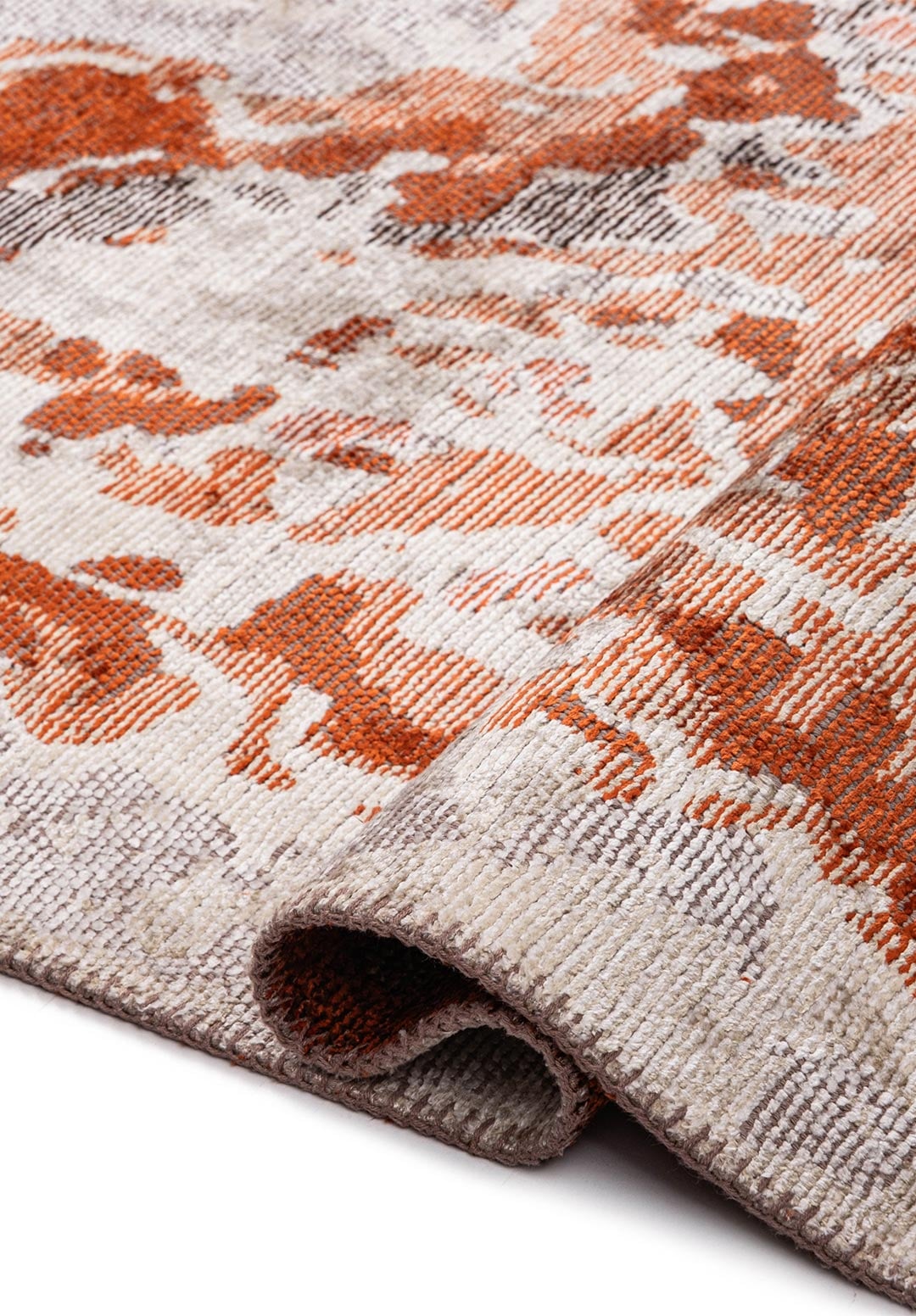 FRESCO BONE - DARK BROWN - BEIGE - RUST RUG - 2